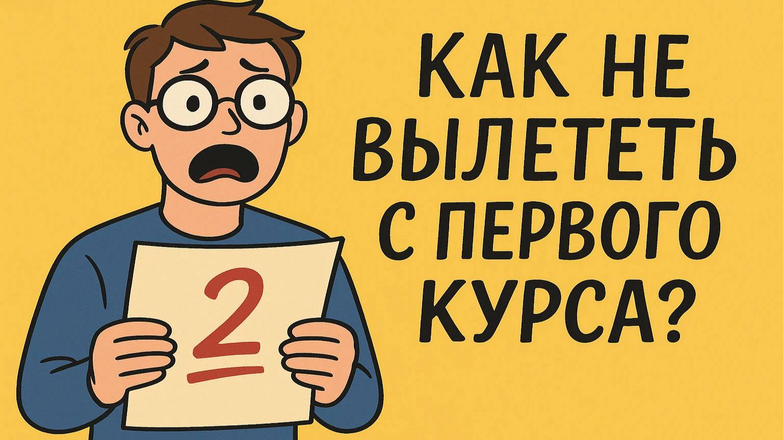 КАК НЕ ВЫЛЕТЕТЬ С ПЕРВОГО КУРСА? ПОСТУПИ В ВУЗ 2025