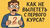 КАК НЕ ВЫЛЕТЕТЬ С ПЕРВОГО КУРСА? ПОСТУПИ В ВУЗ 2025