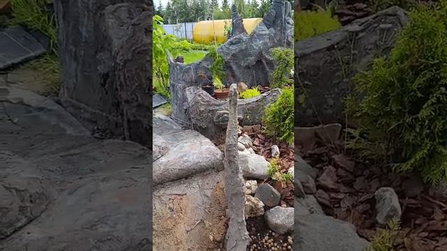 Скалы на садовом участке в Подмосковье 33