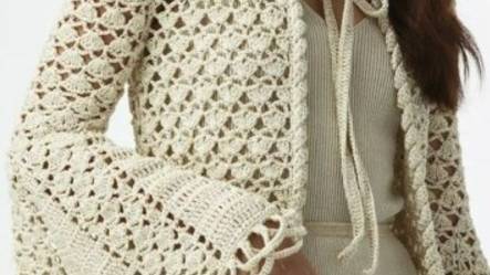 Кардиган и платье Oscar de la Renta