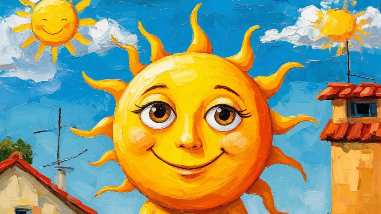 Наташеньке. Солнце на крыше