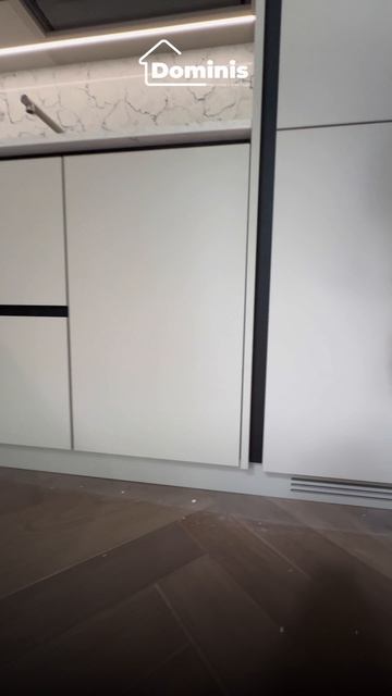 Кухня и ТВ тумба в ЖК Amber Club от Dominis Mebel!