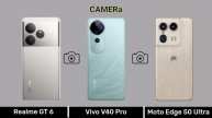 Сравнение характеристик телефонов Realme Gt 6 и Vivo V40 Pro и Moto Edge 50 Ultra