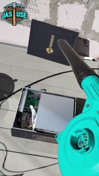 Продувка асиков Jasminer перед продажей