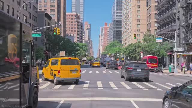 🗽 Нью-Йорк - двухчасовая поездка по улицам города летом / 2025