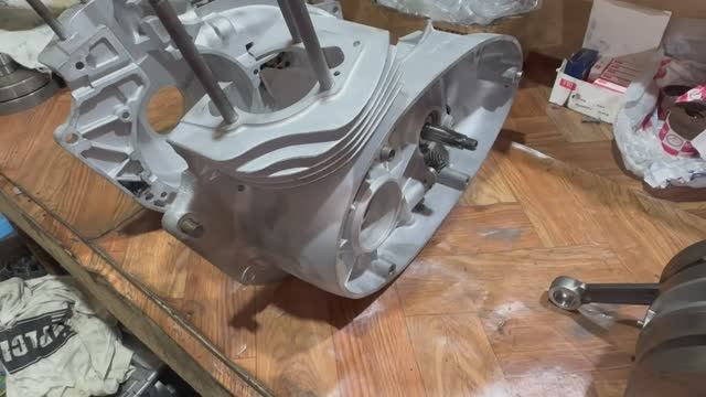 Двигатель Ява Jawa 350/360 тест 06.08.2025 после ремонта (г. Тольятти, Самарская обл)