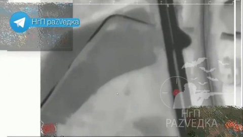 Дистанционное минирование трассы Славянск-Константиновка путем сброса мин с БПЛА Герань-2