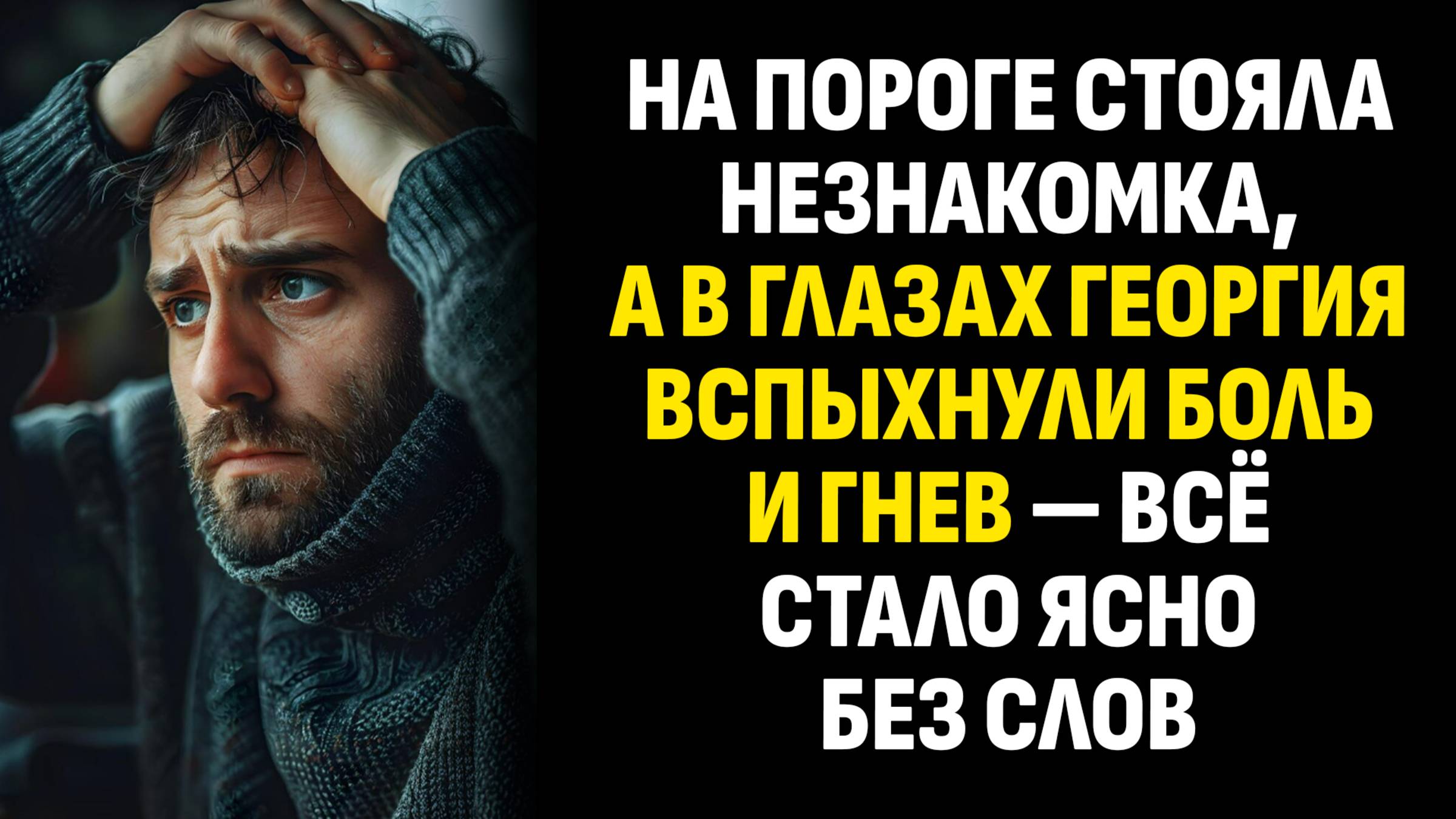 Жизненные истории. На пороге стояла незнакомка, а в глазах Георгия вспыхнули. Слушать аудиорассказ