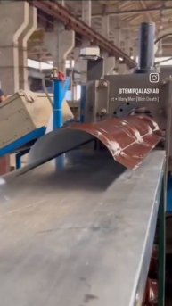 Изготовление полукруглого коньяка для профнастила. Длина под заказчика ⚙️🔥