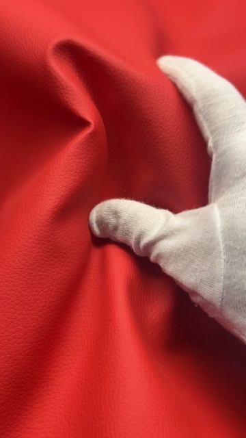 Экокожа Аврора 910 красная, матовая