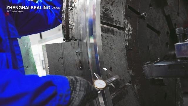 Процесс финишной обработки 2-метровых больших кольцевых прокладок - ZHENGHAI SEALING  #Прокладки