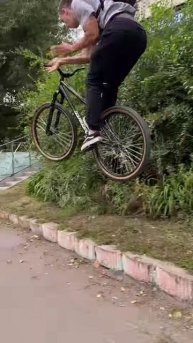 Как я отдыхаю после работы: трюки на MTB по городу!