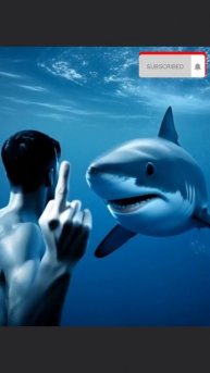 Не по зубам. Акулий рвотный рефлекс. #угар #jfpro #Жека #ии #юмор #экшен #travel #extreme #crazy