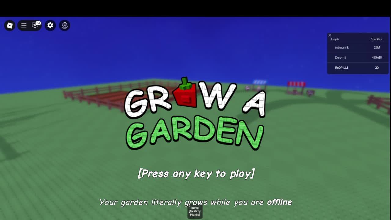 Grow a garden я с нуля!! Вместе с RedP1LL!