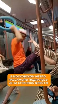 В московском метро пассажиры подрались из-за странной флейты