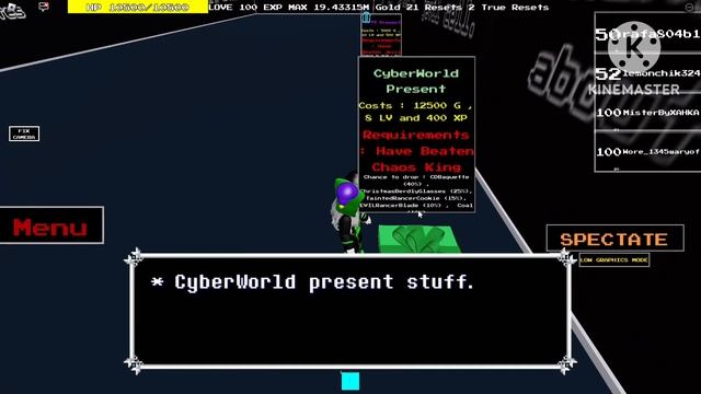 Roblox - Deltarune 3D RPG Remastered (All stuff from present/Christmas event)