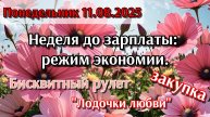 11-08-2025 Неделя до зарплаты: режим экономии.