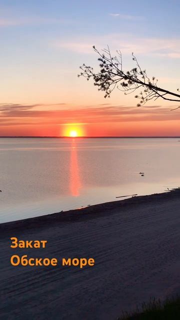 8 июня 2024 | Закат Солнца на Обском море | Новосибирск #закат  #обскоеморе #июнь2024 #новосибирск