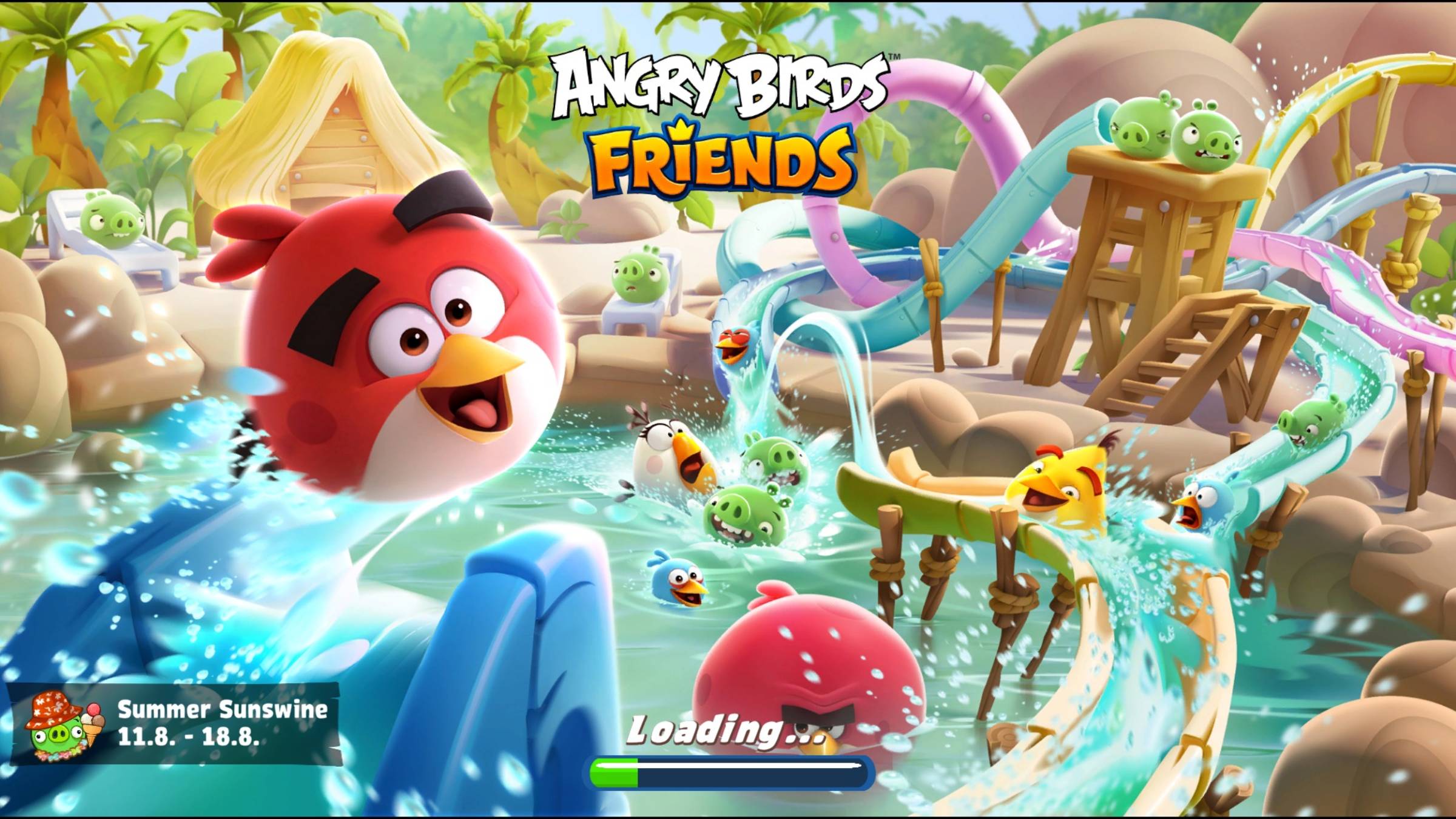 Angry Birds Friends. Summer Sunswine 8. 3 звезды. Прохождение от SAFa