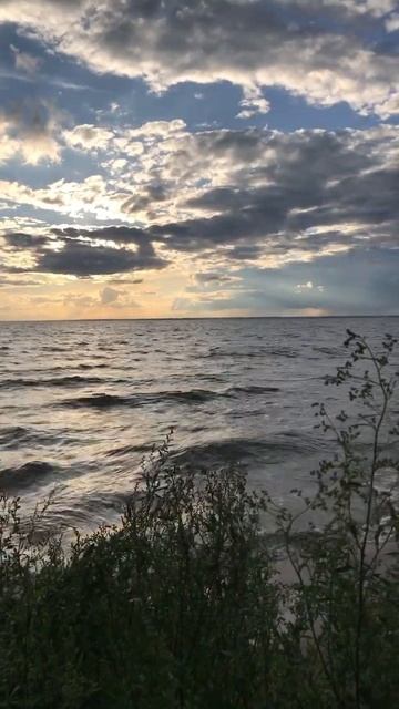 Закат летом на Обском море в Бердске #бердск #обскоеморе #закат #chatgpt