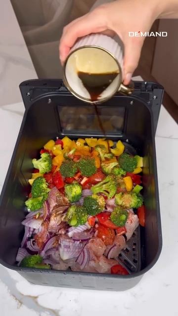 6 Курица с овощами в аэрогриле