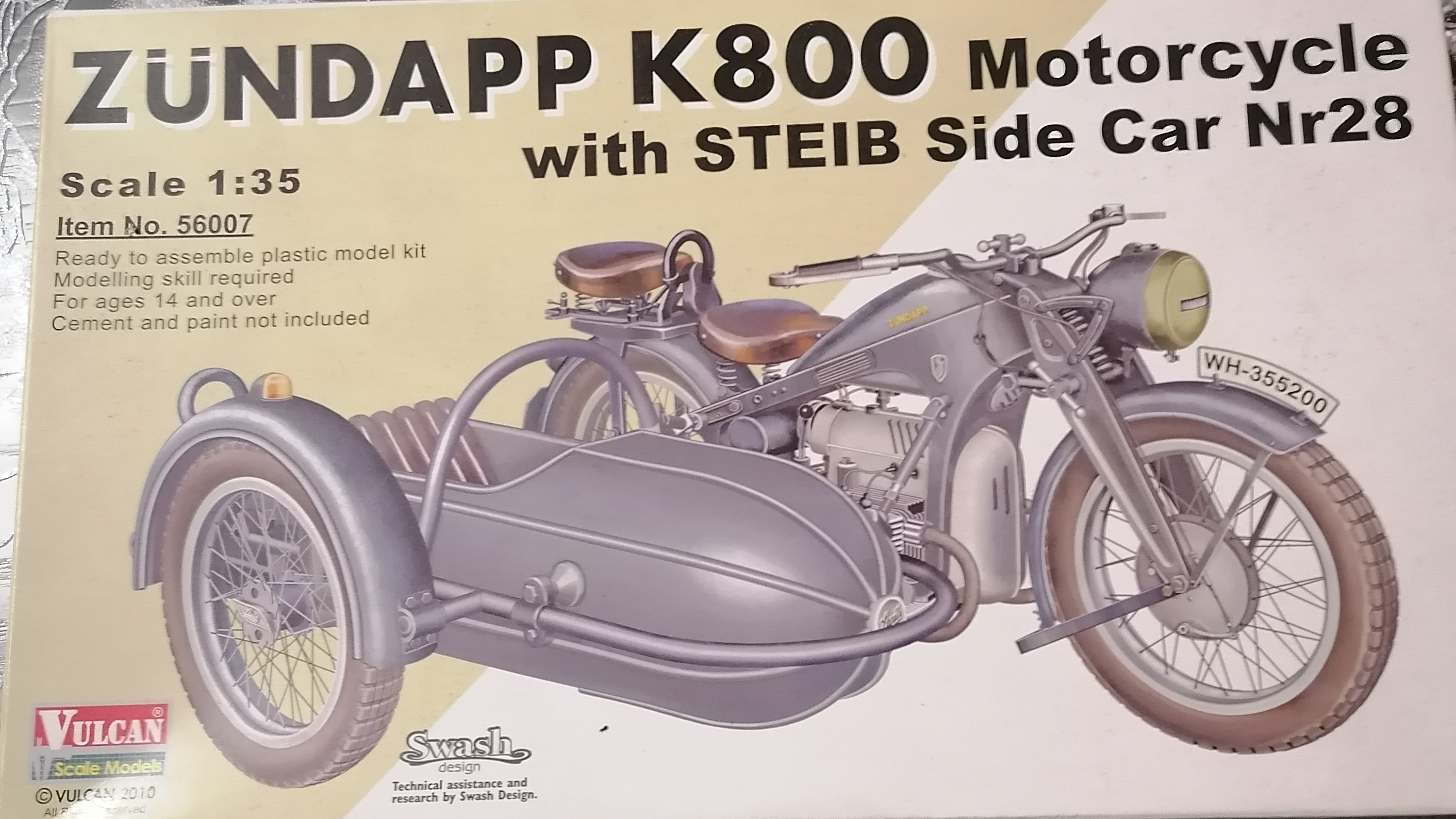 Мотоцикл Zundapp K 800, сборка, часть 4.