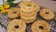 КАК В ДЕТСТВЕ! ПЕСОЧНЫЕ КОЛЕЧКИ С АРАХИСОМ рецепт | ПОДРОБНЫЙ пошаговый рецепт.