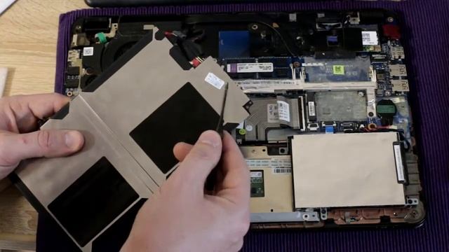 Как заменить аккумулятор для ноутбука HP 15-db Original quality