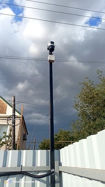 Установка уличной камеры