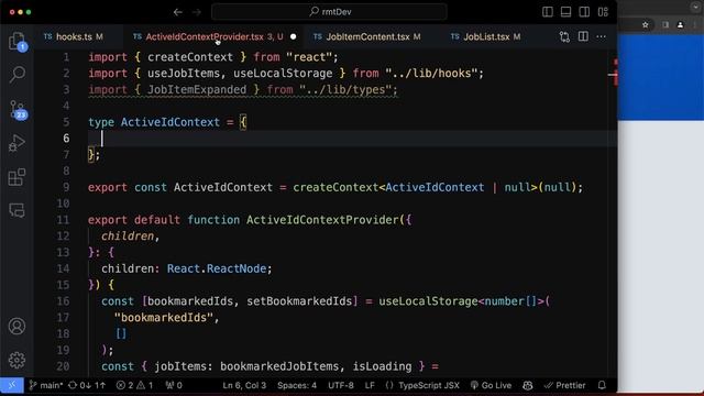 180. ActiveId optimization custom hook vs context API