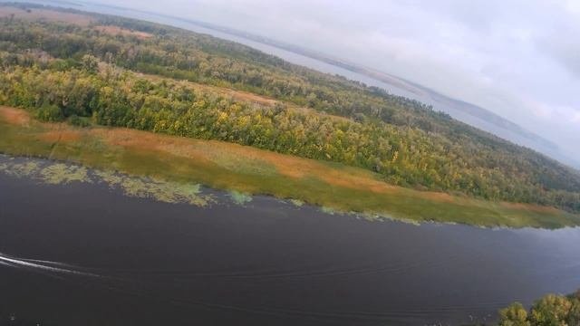 Окрестности г. Маркса. Вид сверху на Волгу