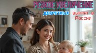 Резкое увеличение декретных выплат в России
