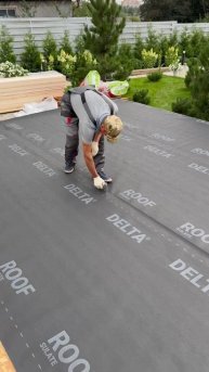 🤫🤫 Утепление каркасного перекрытия. Монтаж сплошного ностила и защита от влаги.