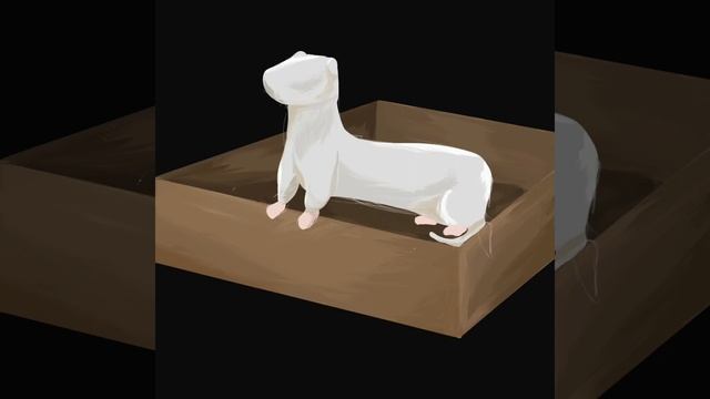 Рисую хорька #art #арт #animals #drawing #speedpaint