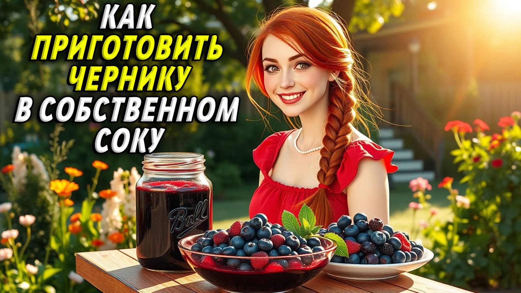Как приготовить чернику в собственном соку