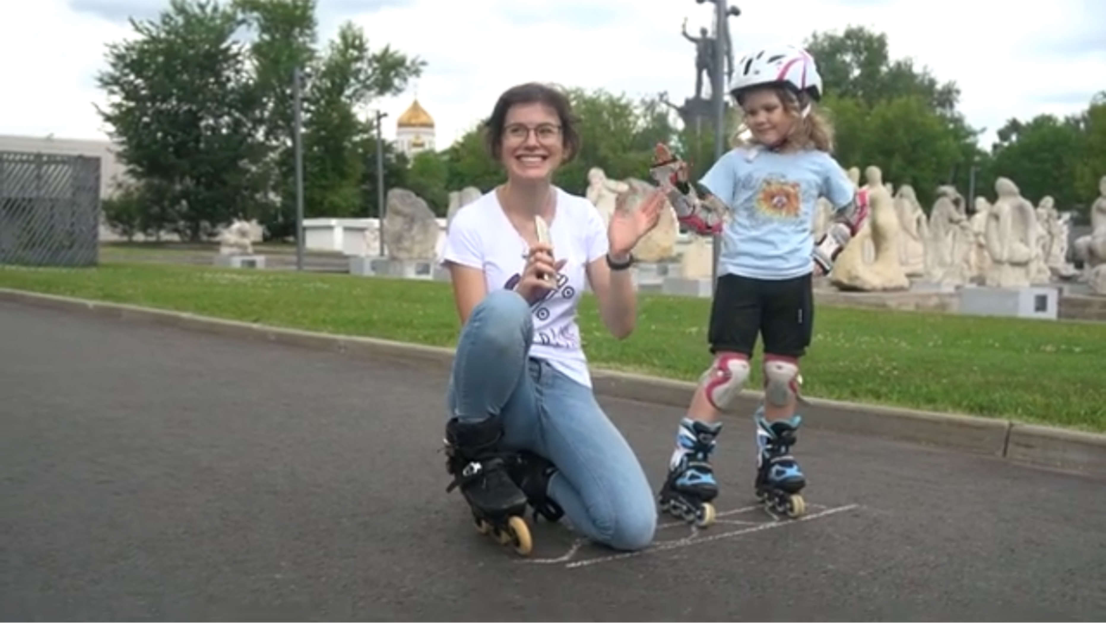 RollerLine_Учим маленького ребенка кататься на роликах