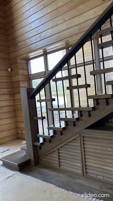 Брутальная лестница с мужским характером