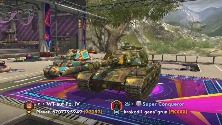 Взвод в Tanks Blitz качаю ветку до Foch 155