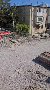 С ул. Адмирала Октябрьского частично вывезли царь-кучу