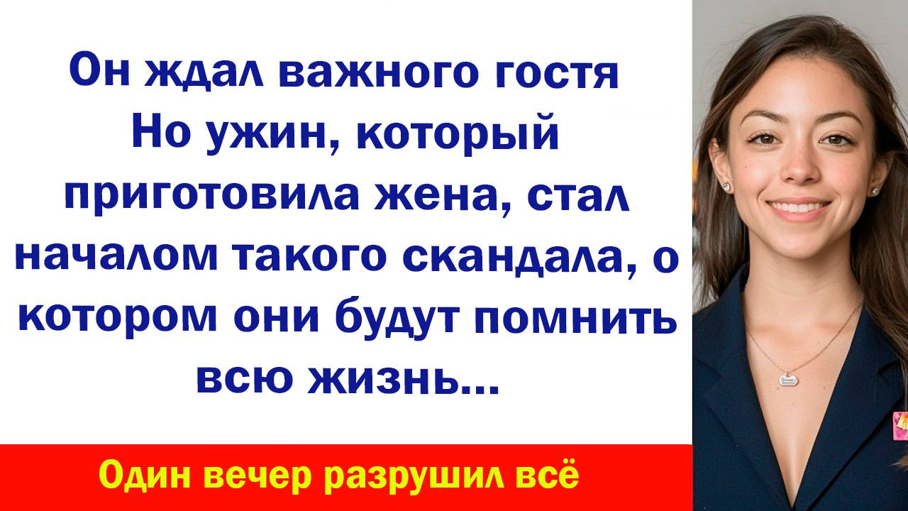 Рассказ Жена приготовила ужин и сорвала важную встречу мужа Аудио рассказы Жизненные истории слуша
