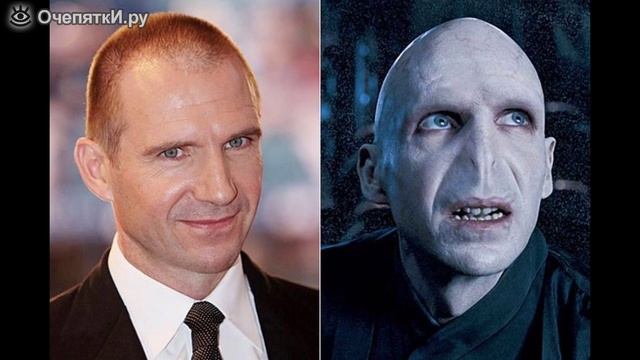 Актеры в гриме и без