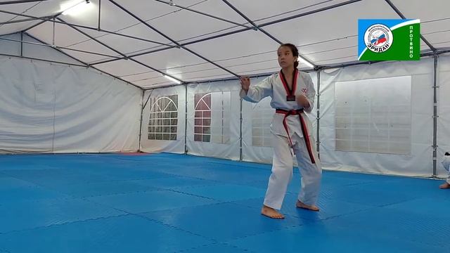 Аттестация! ЧЕРНЫЙ ПОЯС 2 ДАН (пум) Ходосова Анастасия