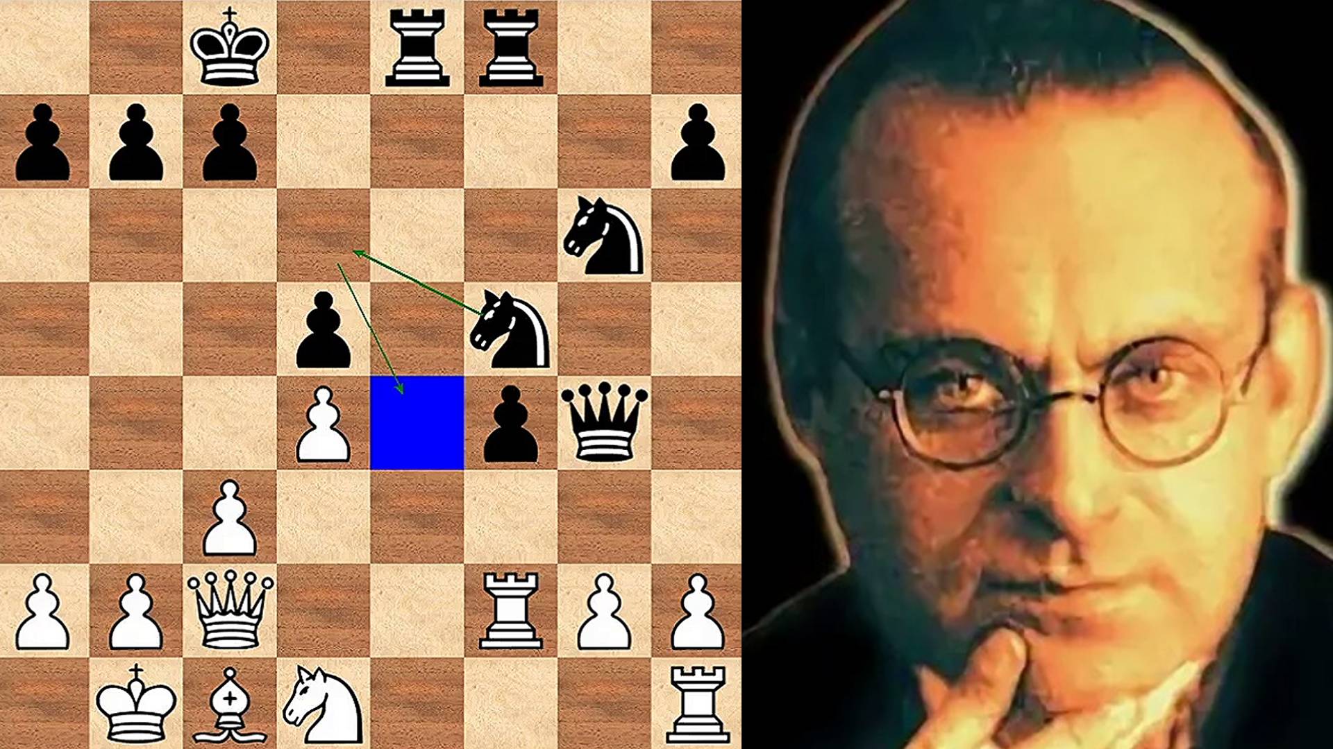 Нимцович комментирует Партия №19 Шахматы