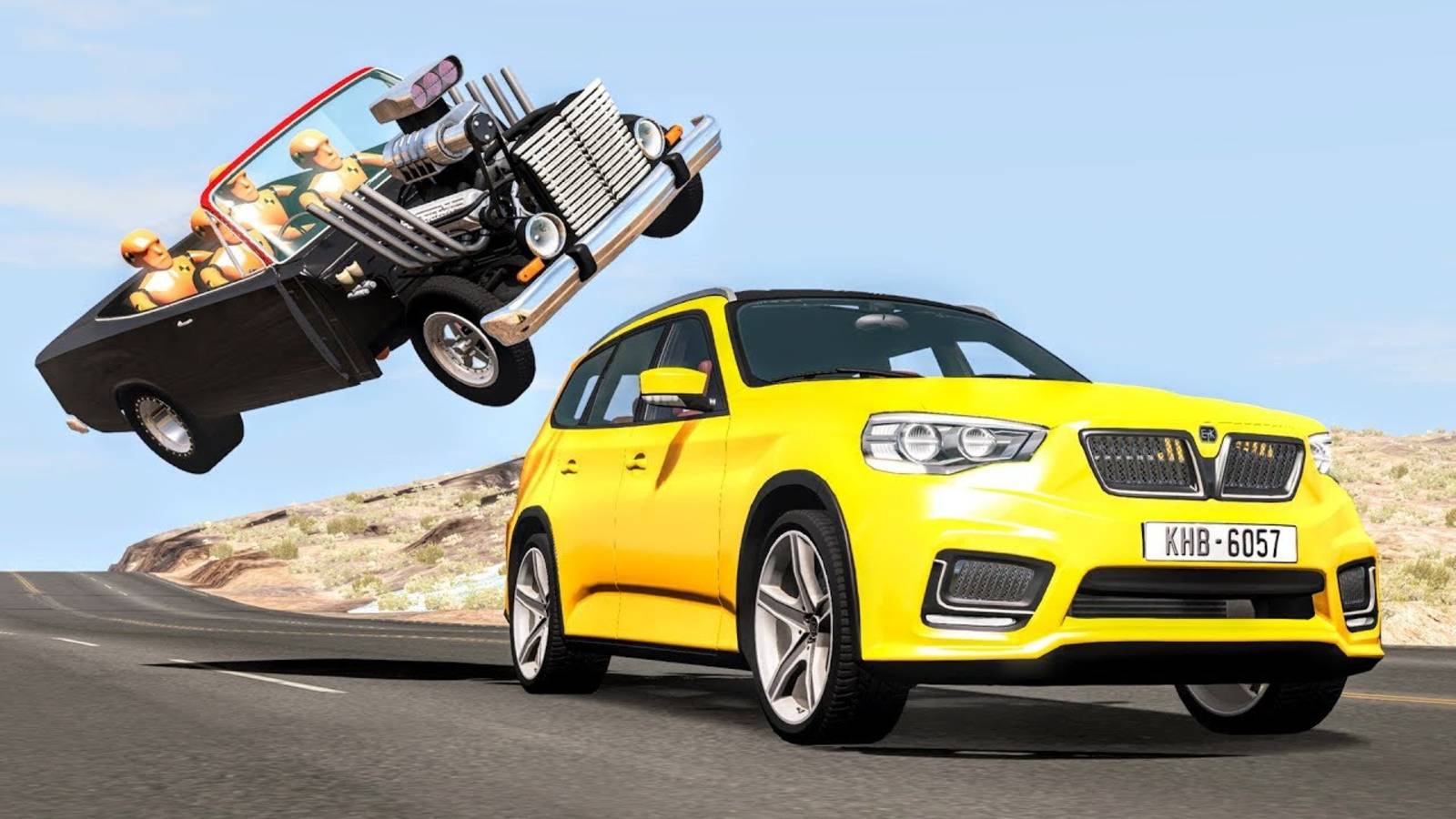 Аварии на трамплинах #2 – BeamNG Drive