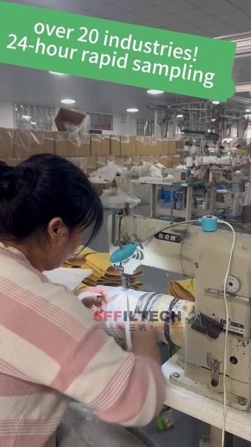 Эта машина производит 1000 фильтрующих мешков в час!