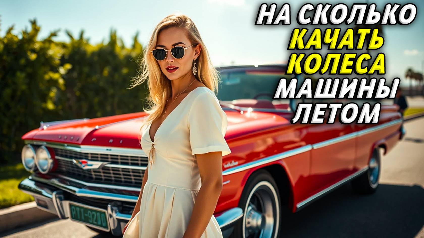 На сколько качать колеса машины летом