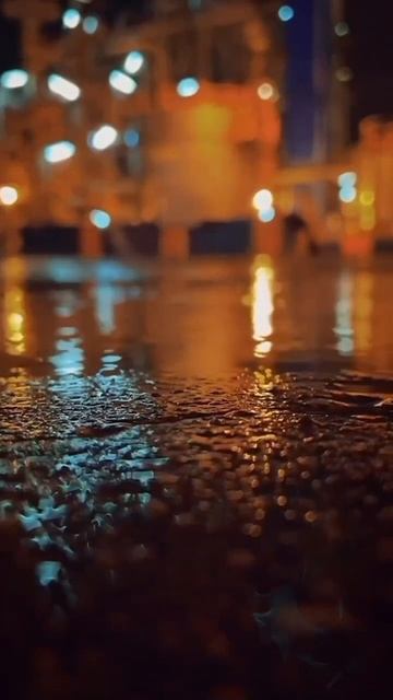 Дождь кончился, асфальт сверкает