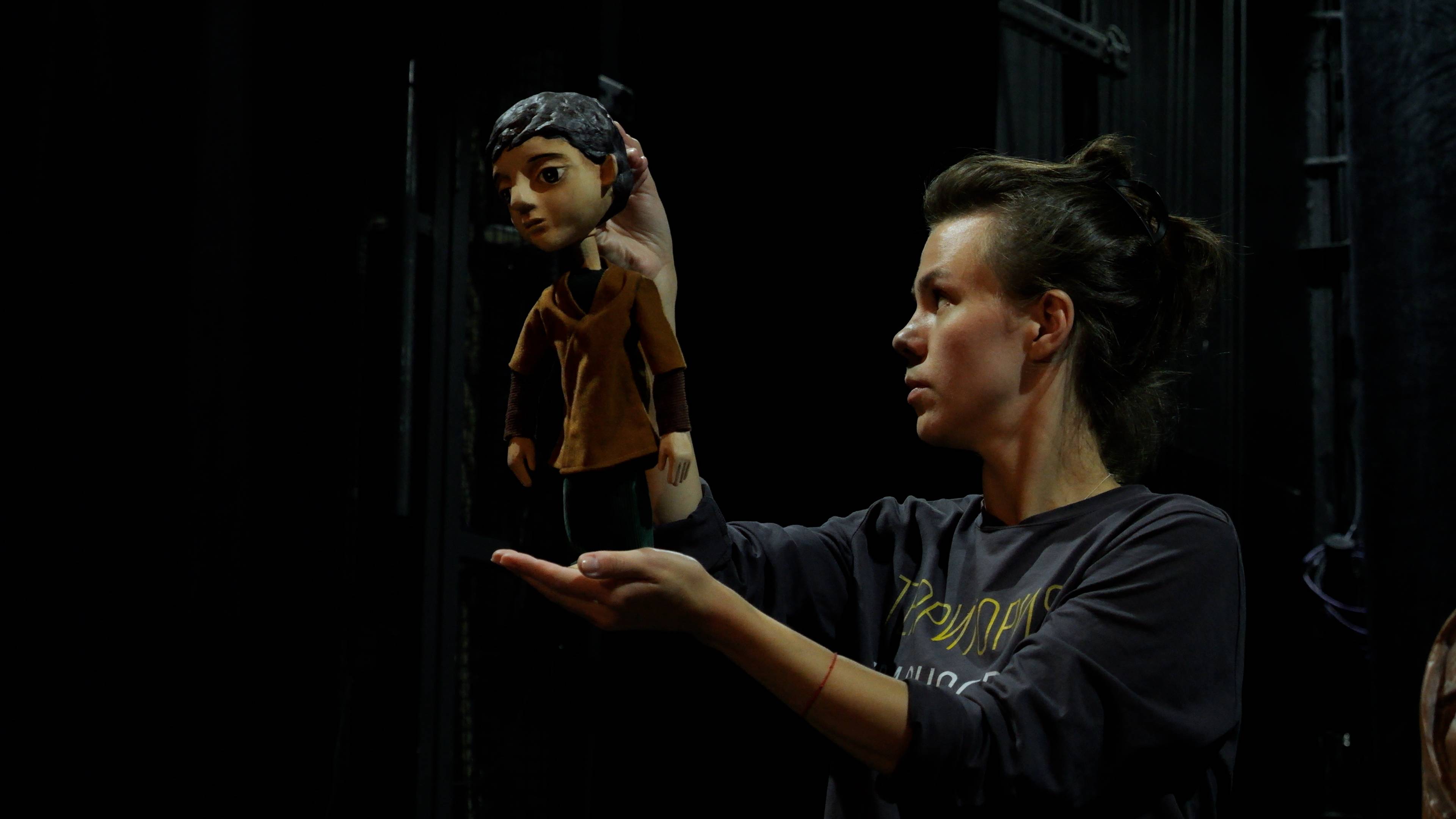 Репетиция спектакля "Мцыри"