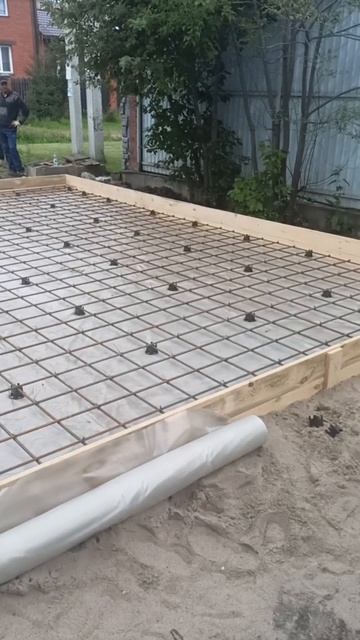 ❗✅ Монолитная плита под гараж 5х7❗