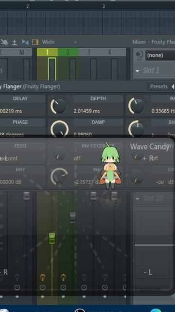 Fruity Flanger как способ стерео расширения